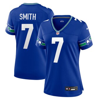 Women's Seattle Seahawks Geno Smith Nike Royal Player Jersey