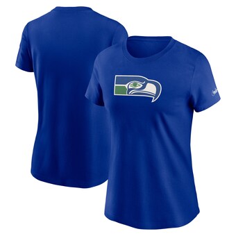 Women's Seattle Seahawks Nike Royal Primary Logo T-Shirt