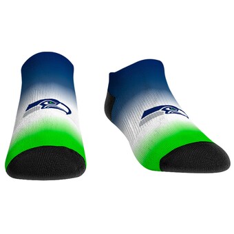 Women's Seattle Seahawks Rock Em Socks Dip-Dye Ankle Socks