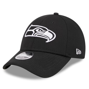 Youth Seattle Seahawks New Era Black  Main B-Dub 9FORTY Adjustable Hat