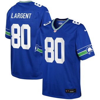 Youth Seattle Seahawks Steve Largent Nike Royal Alternate Retired Player Game Jersey