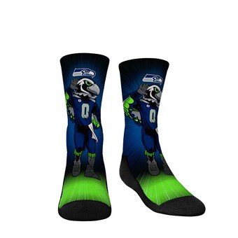 Youth Seattle Seahawks Rock Em Socks Mascot Pump Up Crew Socks