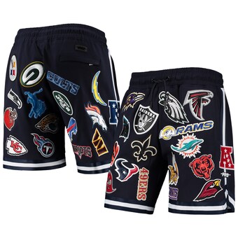 Men's NFL Pro Standard Navy Pro League Allover Shorts