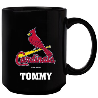 St. Louis Cardinals Black 15oz. Personalized Mug