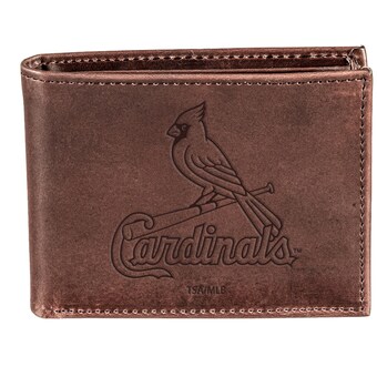 St. Louis Cardinals  Brown Bi-Fold Leather Wallet