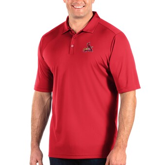 Men's St. Louis Cardinals Antigua Red Big & Tall Tribute Polo