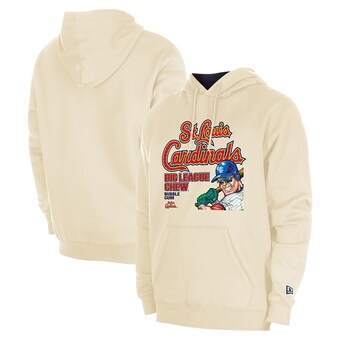 St. Louis Cardinals New Era Big League Chew Pullover Hoodie - Cream