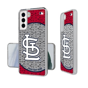 St. Louis Cardinals Circle Design Galaxy Clear Phone Case