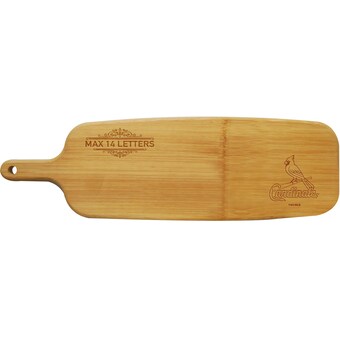 St. Louis Cardinals Personalized Bamboo Paddle Serving Board