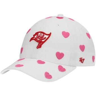 Girls Toddler Tampa Bay Buccaneers '47 White Surprise Clean Up Adjustable Hat