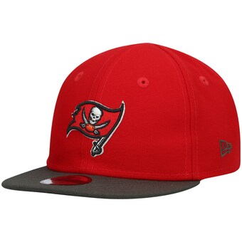 Infant Tampa Bay Buccaneers New Era Red/Pewter My 1st 9FIFTY Adjustable Hat