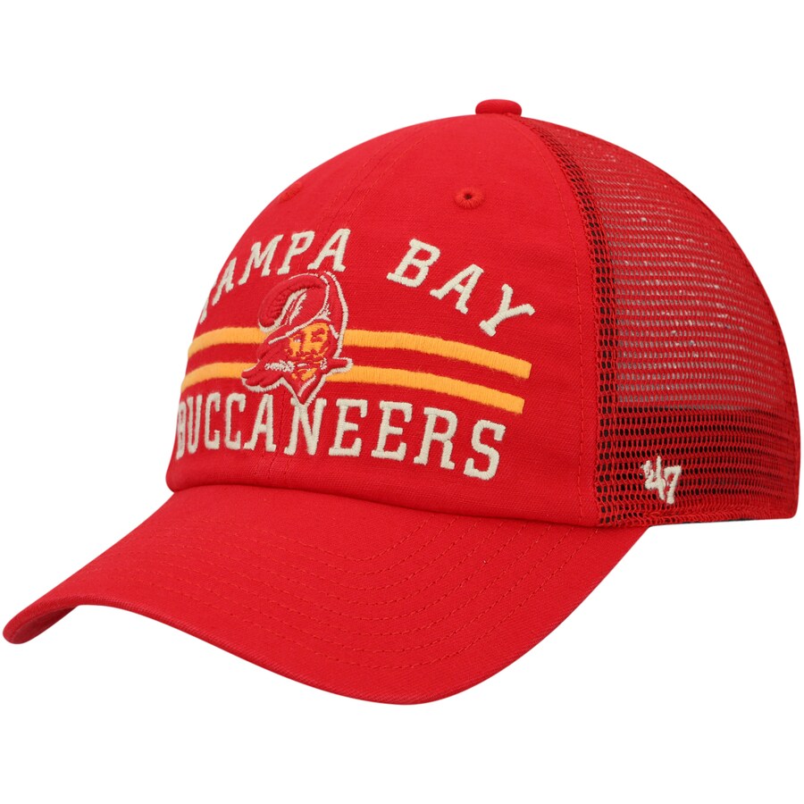 Men's Tampa Bay Buccaneers '47 Red Highpoint Trucker Clean Up Snapback Hat