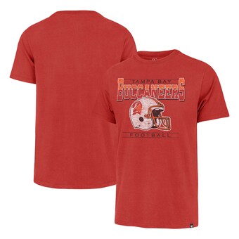 Men's '47 Red Tampa Bay Buccaneers Time Lock Franklin T-Shirt