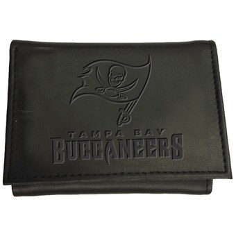 Men's Black Tampa Bay Buccaneers Hybrid Tri-Fold Wallet