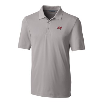 Men's Cutter & Buck Gray Tampa Bay Buccaneers Big & Tall Forge Stretch Polo