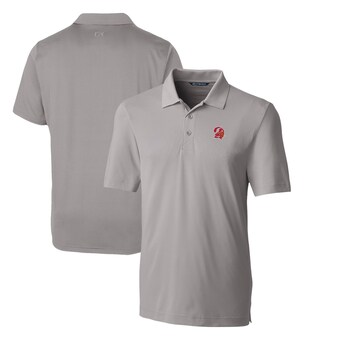 Men's Cutter & Buck Gray Tampa Bay Buccaneers Throwback Logo Big & Tall Forge Stretch Polo