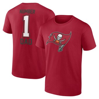 Men's Fanatics Red Tampa Bay Buccaneers Father's Day T-Shirt