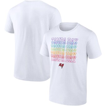 Men's Tampa Bay Buccaneers Fanatics White City Pride Team T-Shirt
