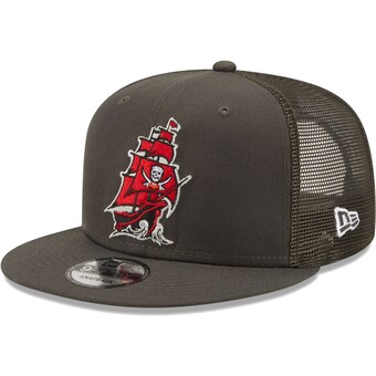 Men's Tampa Bay Buccaneers New Era Pewter Classic Trucker 9FIFTY Snapback Hat