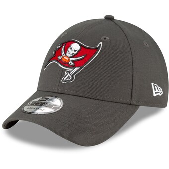 Men's Tampa Bay Buccaneers New Era Pewter The League Logo 9FORTY Adjustable Hat