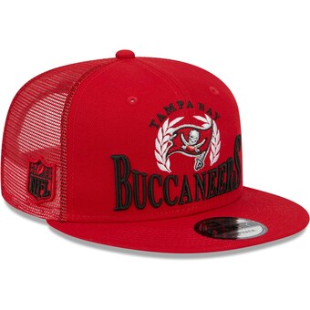 Men's Tampa Bay Buccaneers New Era Red Collegiate Trucker 9FIFTY Snapback Hat