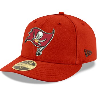 Men's Tampa Bay Buccaneers New Era Red Omaha Low Profile 59FIFTY Fitted Team Hat