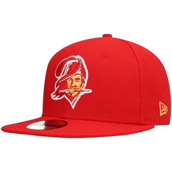 Men's Tampa Bay Buccaneers New Era Red Omaha Throwback 59FIFTY Fitted Hat