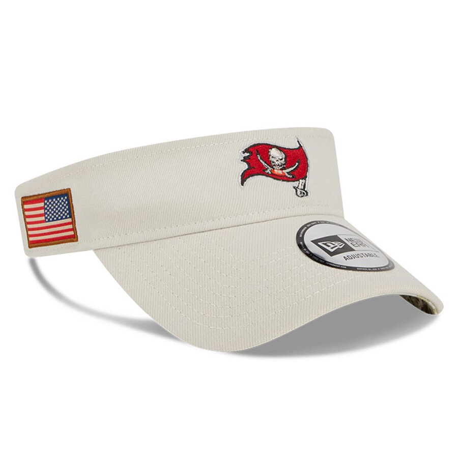 Men's Tampa Bay Buccaneers  New Era Stone 2023 Salute To Service Visor