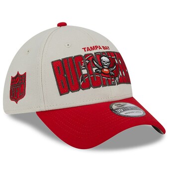 Men's Tampa Bay Buccaneers New Era Stone/Red 2023 NFL Draft 39THIRTY Flex Hat