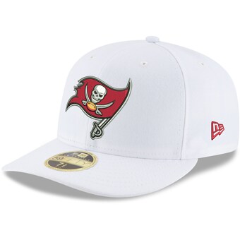 Men's Tampa Bay Buccaneers New Era White Omaha Low Profile 59FIFTY Fitted Hat