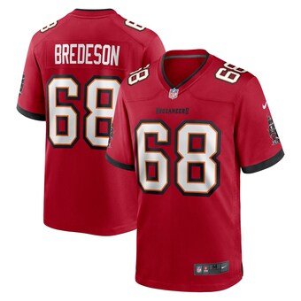 Men's Nike Ben Bredeson  Red Tampa Bay Buccaneers  Game Jersey