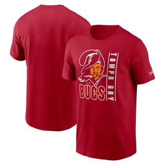 Men's Nike  Red Tampa Bay Buccaneers Lockup Essential T-Shirt