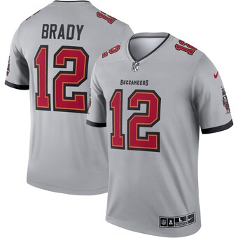 Men's Nike Tom Brady Gray Tampa Bay Buccaneers Inverted Legend Jersey