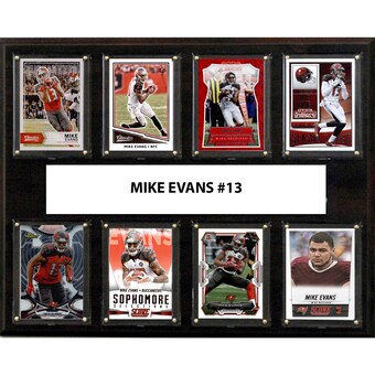 Mike Evans Tampa Bay Buccaneers 12'' x 15'' Plaque