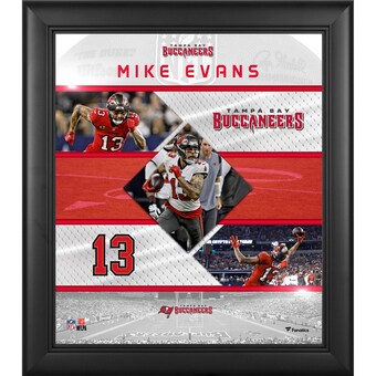 Mike Evans Tampa Bay Buccaneers Framed 15" x 17" Stitched Stars Collage