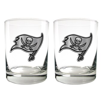 Tampa Bay Buccaneers 15oz. Legacy Rocks Glass Set