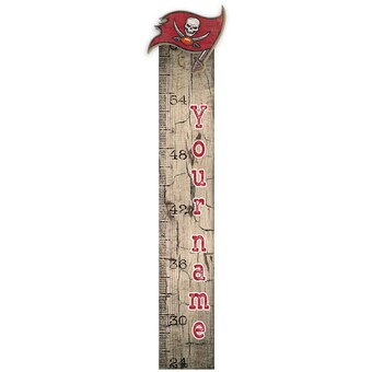 Tampa Bay Buccaneers 6" x 36" Personalized Growth Chart Sign