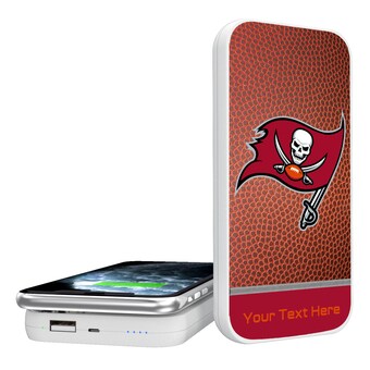 Tampa Bay Buccaneers Personalized Football Design 5000 mAh Wireless Powerbank