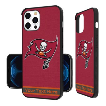 Tampa Bay Buccaneers Personalized Stripe Design iPhone Bump Case