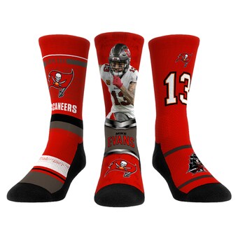 Unisex Rock Em Socks Mike Evans Tampa Bay Buccaneers 3-Pack Crew Sock Set