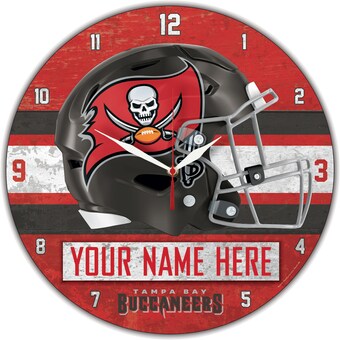 Tampa Bay Buccaneers WinCraft Personalized 14'' Round Wall Clock