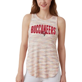 Women's Tampa Bay Buccaneers  Concepts Sport Sunray Multicolor Tri-Blend Tank Top