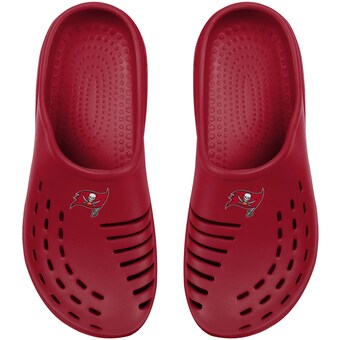 Youth Tampa Bay Buccaneers FOCO Red Sunny Day Clogs