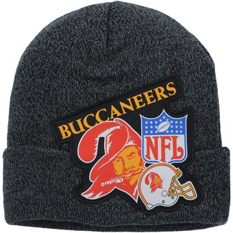 Youth Tampa Bay Buccaneers Mitchell & Ness Black XL Logo Cuffed Knit Hat