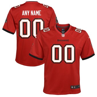 Youth Nike Tampa Bay Buccaneers Red Custom Game Jersey