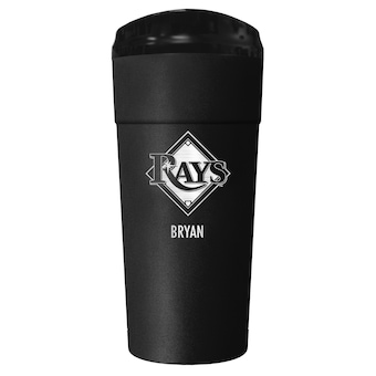 Tampa Bay Rays Black 24oz. Personalized Stealth Travel Tumbler