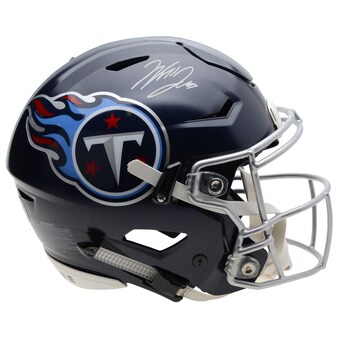 Tennessee Titans Will Levis Fanatics Authentic 2023 NFL Draft Pick Autographed Riddell Speed Flex Authentic Helmet