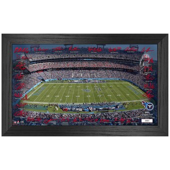 Tennessee Titans  Highland Mint 12" x 20" 2023 Signature Gridiron Panoramic Framed Photo