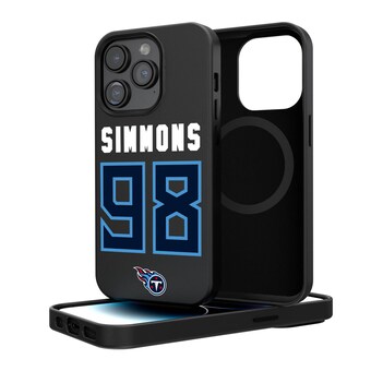 Tennessee Titans Jeffery Simmons Keyscaper iPhone Magnetic Bump Case