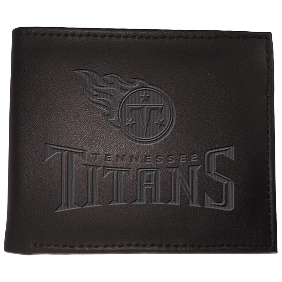 Men's Tennessee Titans Black Hybrid Bi-Fold Wallet